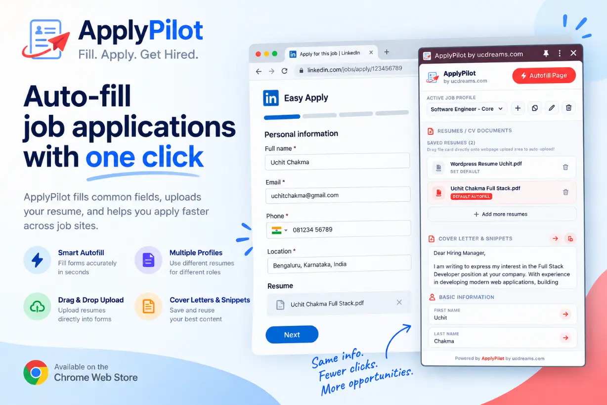 Apply Pilot Extension by Uchit Chakma