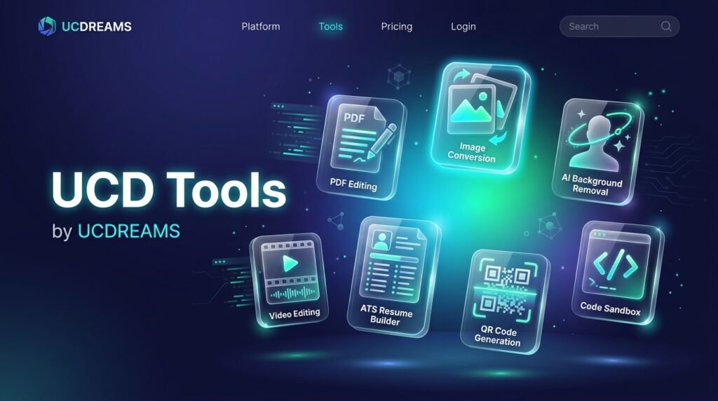 UCD Tools by Uchit Chakma - 100% Free Online Web Tools Suite